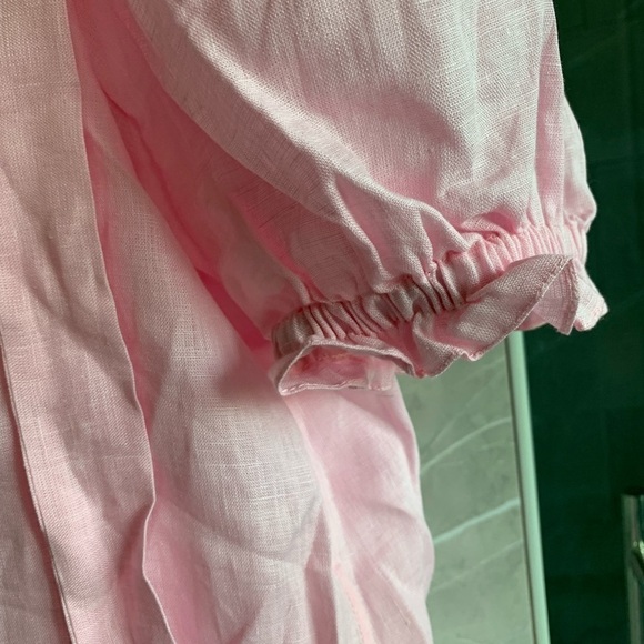 SLEEPER BRIGITTE MINI DRESS IN PINK - Picture 14 of 16